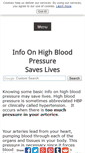 Mobile Screenshot of info-on-high-blood-pressure.com